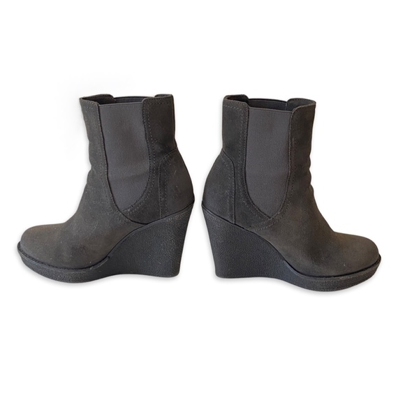 SPLENDID Suede Wedge Ankle Boots Size 7 - Picture 6 of 12